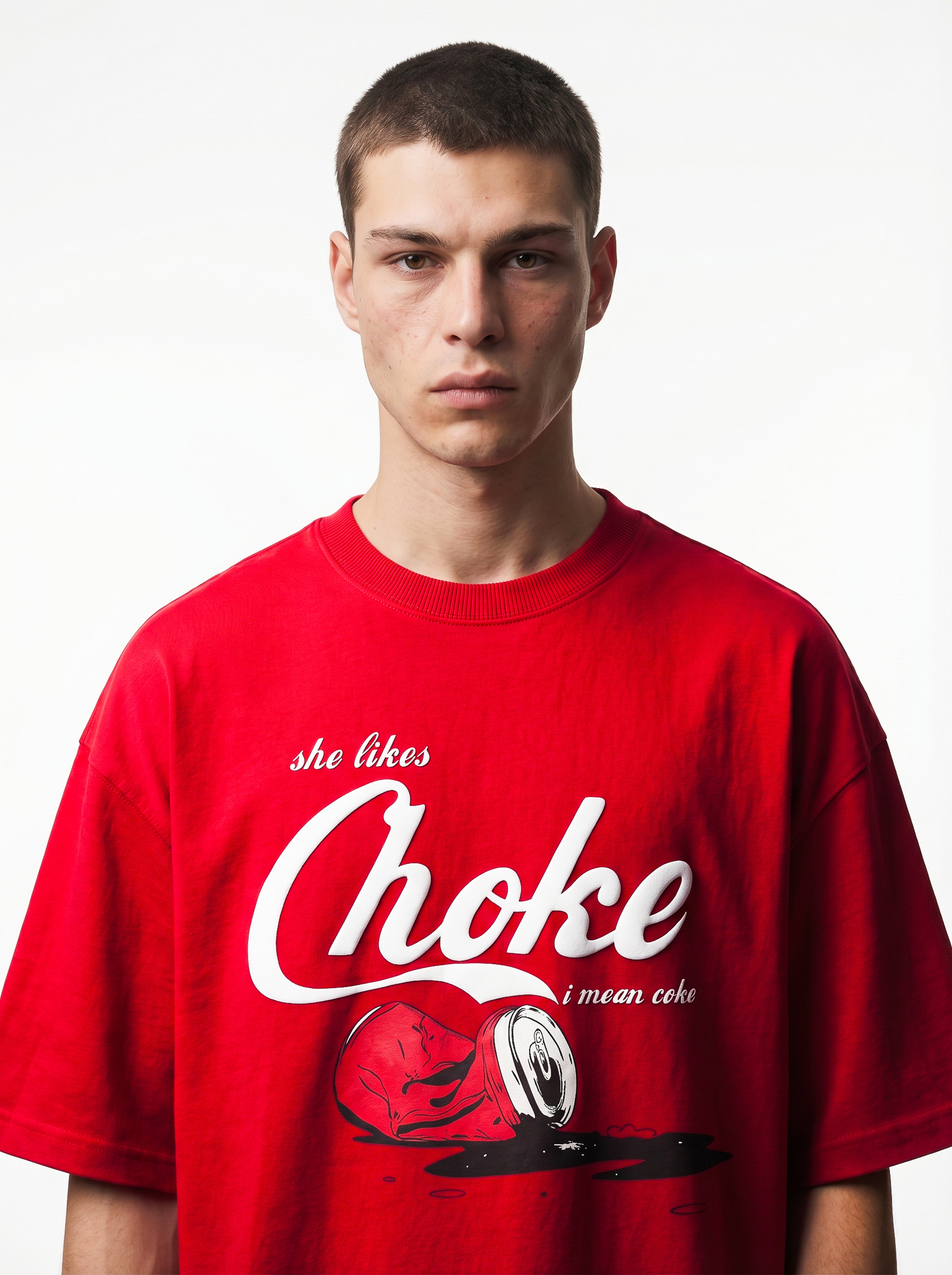 Choke or Coke Graphic T-Shirt-thumbmail-3