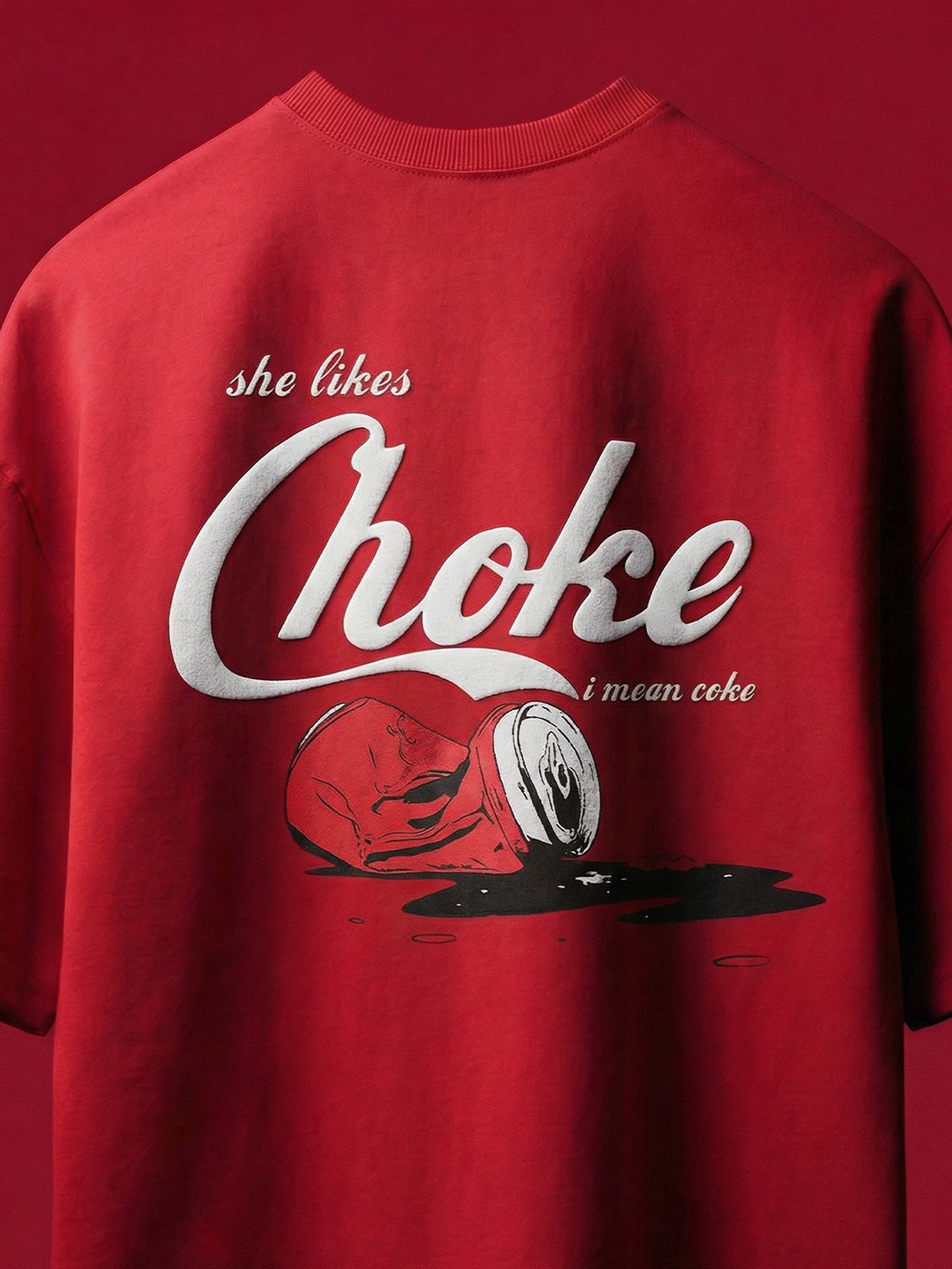Choke or Coke Graphic T-Shirt-thumbmail-2