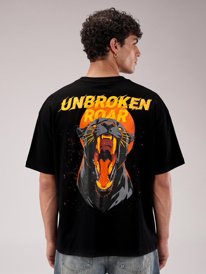 Black Unbroken Roar T-Shirt