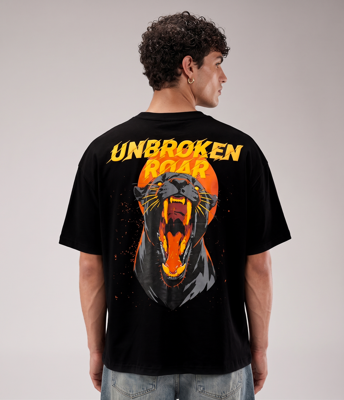 Black Unbroken Roar T-Shirt
