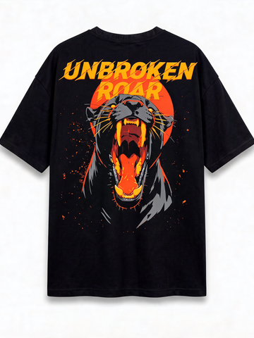 Black Unbroken Roar T-Shirt