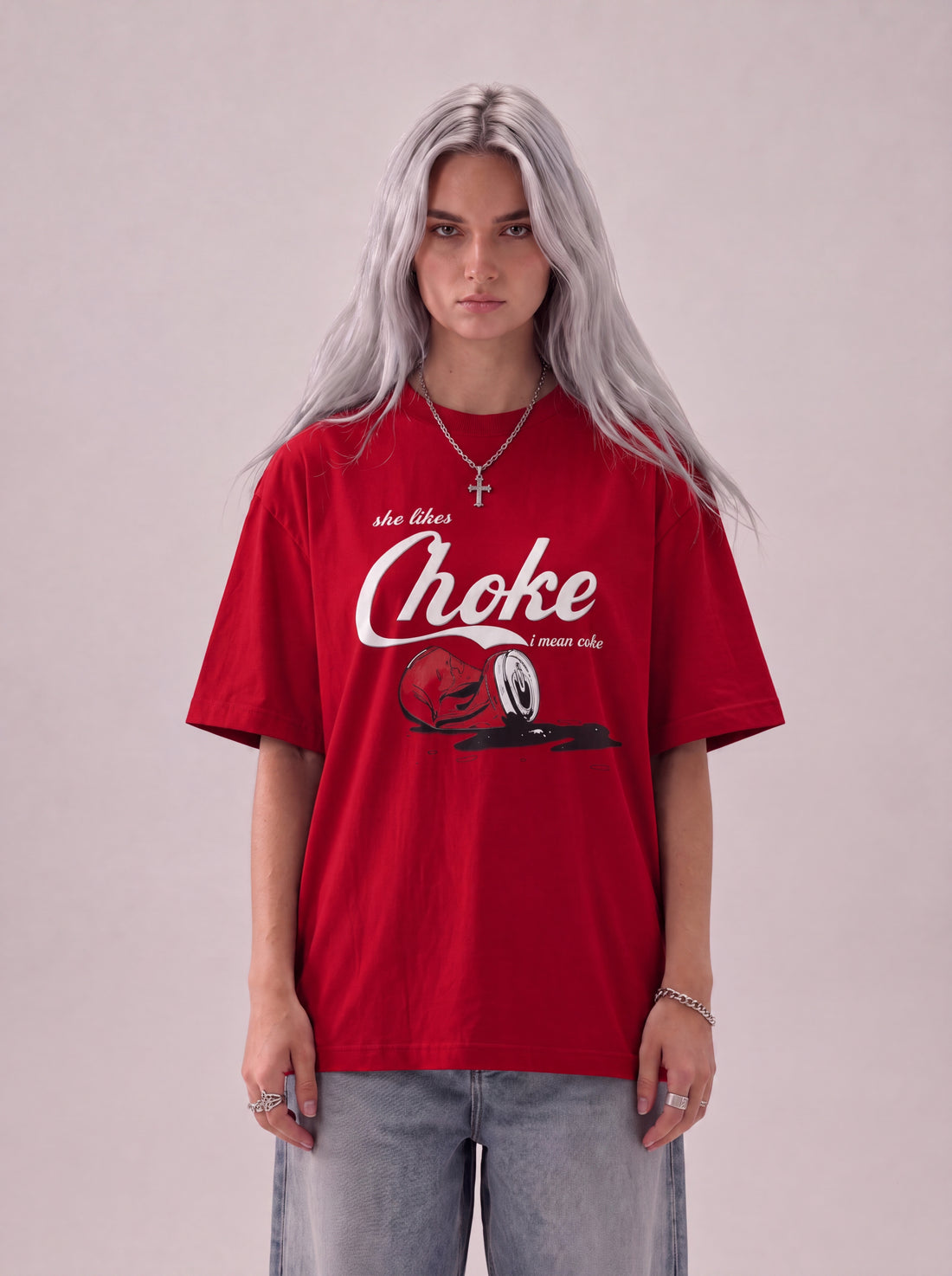 Choke or Coke Graphic T-Shirt