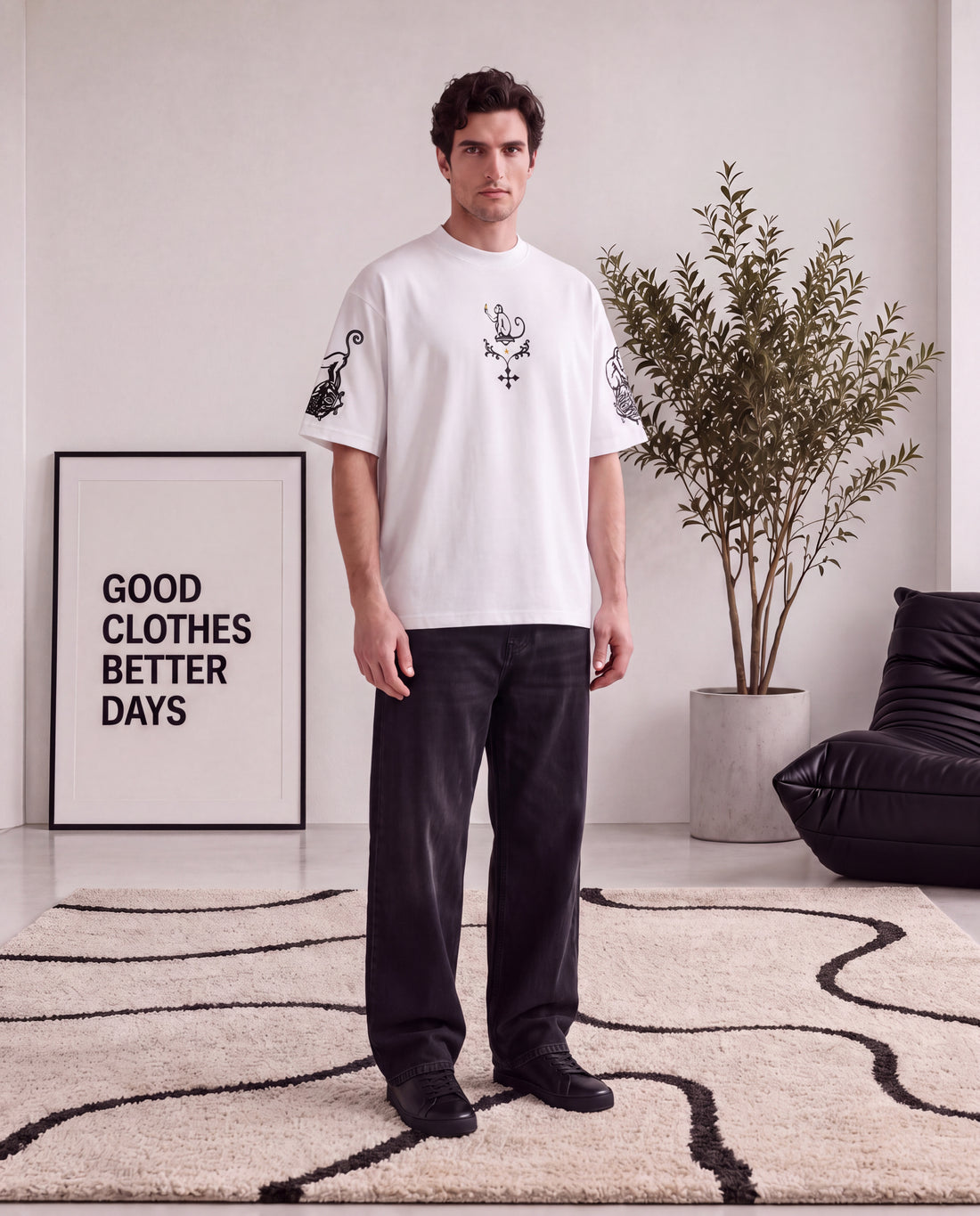 LAZY MONKEY TSHIRT